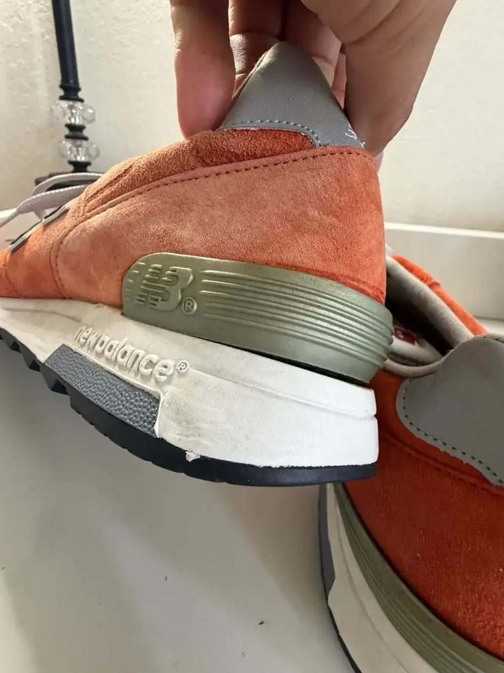 J.Crew x New Balance 1400 Made in USA 'Rusted Orange' Sneakers
